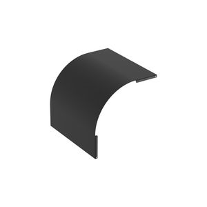 Deksel vervalstuk vast 330mm zwart KG281