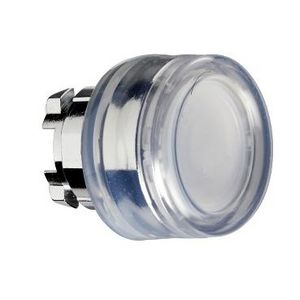 Drukknop Ø22mm met kapje Wit