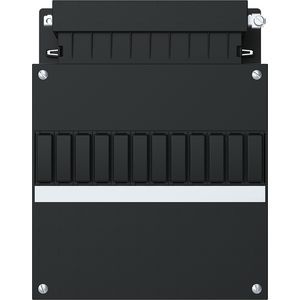 Lege groepenkast incl 1x DIN-rail 220x220mm 12 modulen