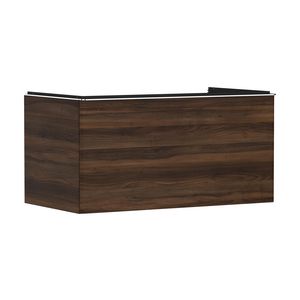 Onderkast Dark Walnut 980x550mm 1x la voor consoles greepkleur chroom Xelu Q 54061000