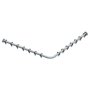 Douchegordijnstangen-Set voor douche 14939171000