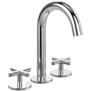 Driegats wastafelkraan Loop & Friends Chrome TVZ10600900061