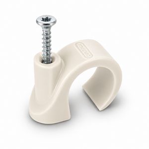 Set a 100st. Schroefclip 16/19mm Crème T10