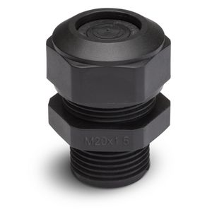Spuitwaterdichte meerlaagse M20-wartel, zwart