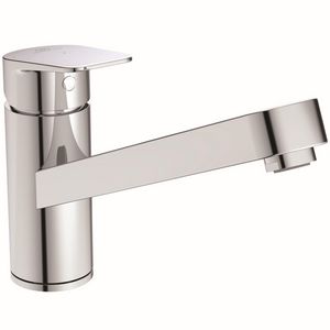 Keukenmengkraan laag m. draaibare buisuit Bluestart chroom Ceraplan