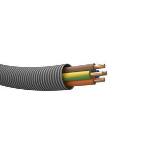 Rol a 100m. voorbedrade buis PROFIT 16 gy VD Eca# 3G2,5+1,5mm² (geel/groen-blauw-bruin-orange)