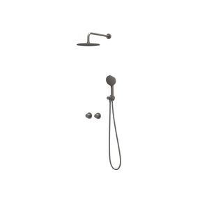 Afbouwdeel regendouche IVY combiset Bond 3 inbouwthermostaat symmetry gebor. metal black CSB3GMEAC incl. inbouwbox