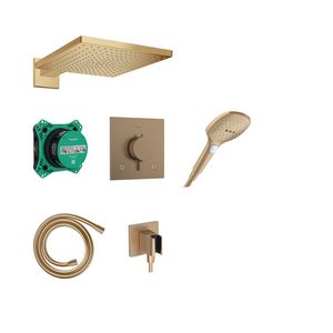 Raindance E Design doucheset 300 1 straalsoort met Ecostat Comfort E incl. iBox universal 2 Brushed Bronze