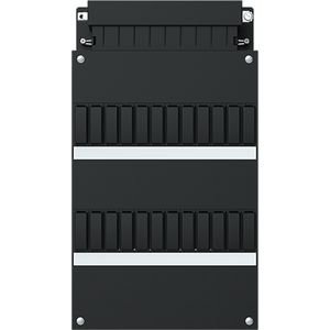 Lege groepenkast incl 2x DIN-rail 220x330mm 12 modulen