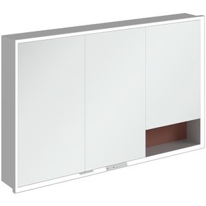 Inbouw-spiegelkast My View+ 1200x750x168mm Wine Red
