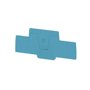 Afsluit- eindplaat blauw h:98.5mm b:2.1mm V-0 Wemi VVE=20