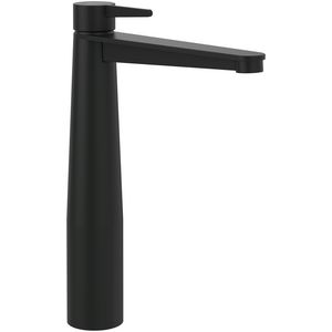 Eengreeps wastafelkraan verhoogd Conum Matt Black