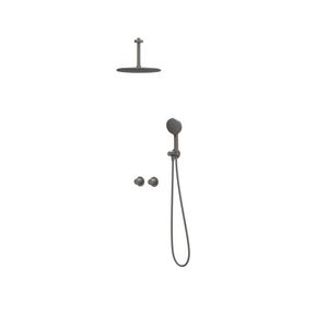 Afbouwdeel regendouche IVY combiset Bond 3 inbouwthermostaat symmetry gebor. metal black CSB3GMFBC incl. inbouwbox