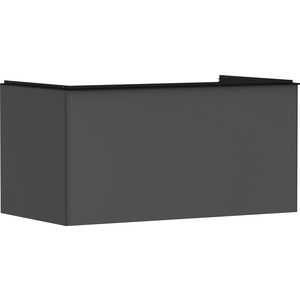 Onderkast mat grijs diamant 980x550mm 1x la voor consoles greepkleur mat zwart Xelu Q 54059670