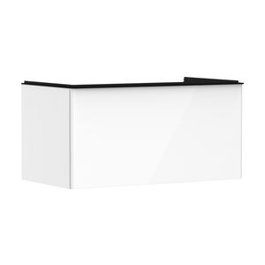 Onderkast wit hoogglans 980x550mm 1x la voor consoles greepkleur mat zwart Xelu Q 54058670