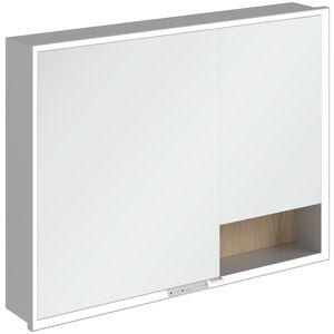 Inbouw-spiegelkast My View+ 1000x750x168mm Nordic Oak