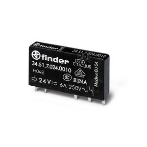 FIN RELAIS 1M 6A 12VDC S.