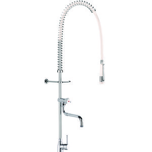 Voorspoelkolom wit, mengkrn +sproeier 433000 tapkrn