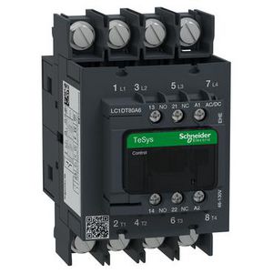 Contactor TeSys Deca 4P 80A 440V AC1 48-130V ACDC ringogen