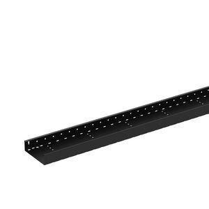 Lengte a 3m. Kabelgoot zijperforatie 200mm D1mm zwart KG281
