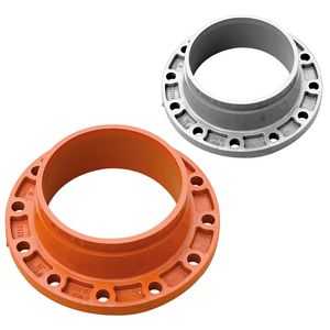 Shurjoint groef flens nippel A125/150 M-FL 355,6mm oranje