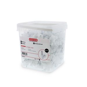 Emmer a 600st. Spijkerclip 16/19mm transparant