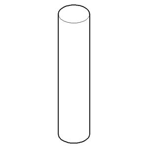 Greep 14x66mm chr gebors.