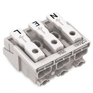 Kroonklem Drukknop extern wit 294-4093/3025-000 VVE=500