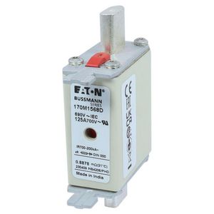 Zekering hoge snelheid 125A AC 690V 200kA 000 aR IE VVE=10