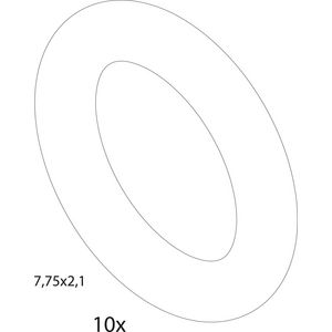 Set a 10st. O-ring 7,75x2,1 87102050800