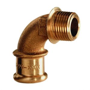 Puntknie 90° XPress CU 35x1.1/4"bt. 6092G