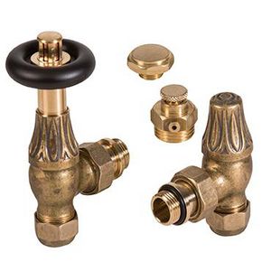 Classico antiek decor kranenset haaks 15mm knel