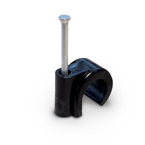 Set a 100st. Spijkerclip 11/15mm zwart