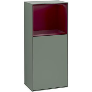 Zijkast Finion 418x936x270mm Olive Matt Lacquer F500HBGM