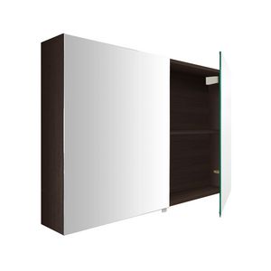 Spiegelkast SKBW01 WOOD 1000x120mm dubbelzijdig rode eik excl. verlichting