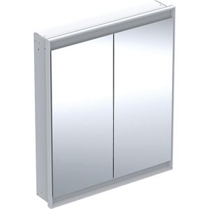 Inbouw spiegelkast 2 deuren 75x90cm ComfortLight wit ONE excl. ruwbouwbox