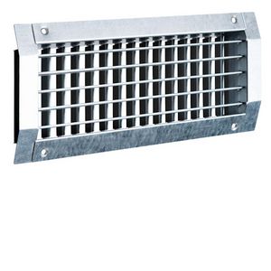 Kanaalrooster gegalv. NOVA-C-2-1225x225-V-ZN dubbele schoep