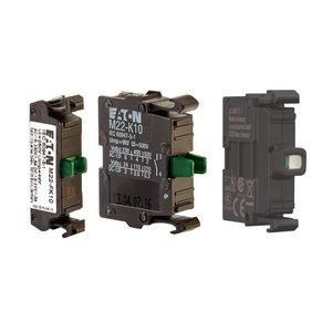 Element Led wit bodemmont. cage clamp M22-CLEDC-W VVE=20