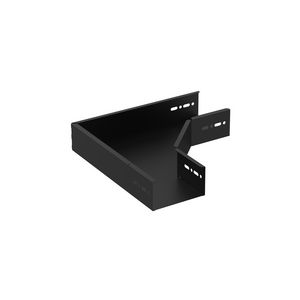 Hoekstuk vast 120mm zwart KG281