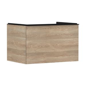 Onderkast Natural Oak 780x550mm 1x la voor consoles greepkleur mat zwart Xelu Q 54056670