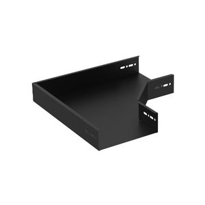 Hoekstuk vast 200mm zwart KG281