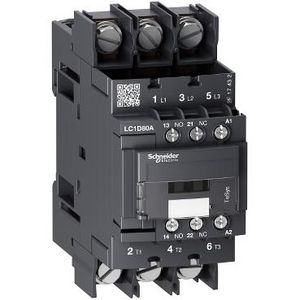 Contactor 3P 80A AC-3 <440V 220V AC 50/60Hz for TeSys D