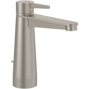 Eengreeps wastafelkraan Conum Brushed Nickel Matt TVW12700300064