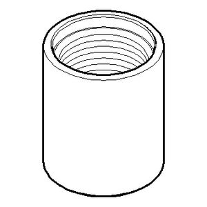 Aansluiting Adapter v. regendouche 25x30mm Champagne