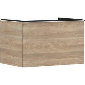 Onderkast Natural Oak 780x550mm 1x la voor consoles greepkleur chroom Xelu Q 54056000