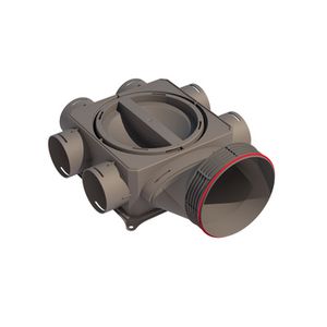 Air Excellent luchtverdeelkast DB206H160 6 aansluitingen Ubbink