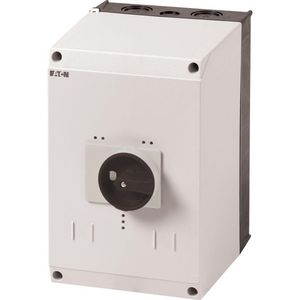 Kast kunststof IP65 leeg PKZM4 knop zwart