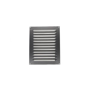 ALU schoepenrooster vlak model 200x250mm