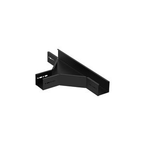 T-stuk vast 70mm zwart KG281