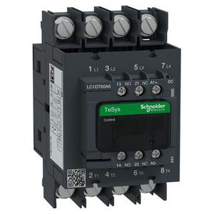 Contactor TeSys Deca 4P 60A 440V AC1 24VDC Spoel ringogen